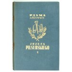 PIŁSUDSKI Józef - Pisma zbiorowe.  T. 1-10. Oprawa oryg. płótno złocone
