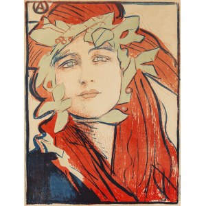 Teodor Axentowicz (1859 - 1938), Plakat II Wystawy Towarzystwa Artystów Polskich „Sztuka”, 1898