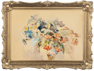 Antoni Chrzanowski (1905-1990), Martwa natura w wazonie, 1948