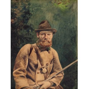Michał Sozański (1853-1923), Myśliwy z flintą