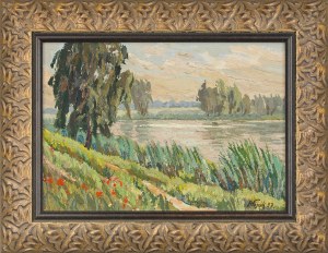 Franciszek Wójcik (1903-1984), Nad rzeką, 1953