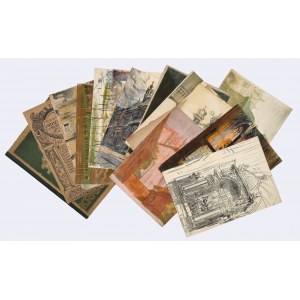 Teka graficzna 12 litografii barwnych wydana z okazji Zjazdu Lekarzy i Przyrodników w Krakowie w roku 1911