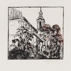Stanisław Żurawski (1889-1976), Kościół Paulinów na Skałce od strony Wisły