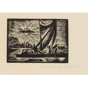 Waclaw Wasowicz (1891-1942), On a boat, 1934