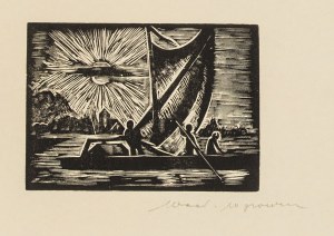 Wacław Wąsowicz (1891-1942), Na łodzi, 1934