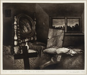 Tadeusz Jackowski (ur. 1936), Martwa natura o zmroku, 1977