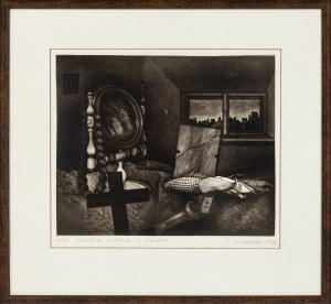 Tadeusz Jackowski (ur. 1936), Martwa natura o zmroku, 1977