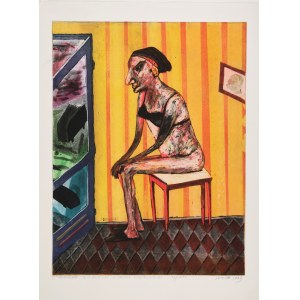 Jacek Sroka (ur. 1957), Portret żony w stanie wojennym, 1993