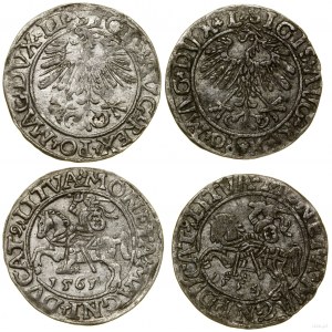 Poland, set: 2 x half-penny, 1558, 1561, Vilnius