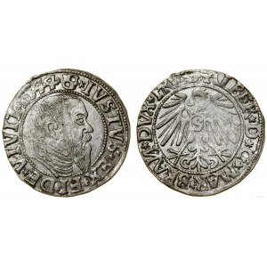 Kniežacie Prusko (1525-1657), groš, 1544, Königsberg
