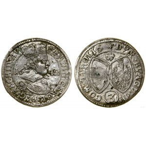 Austria, 3 krajcary, 1642, Hall