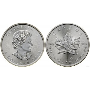 Canada, 5 $ = 1 once, 2019, Ottawa