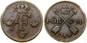 Sweden, 1 öre, 1763, Avesta