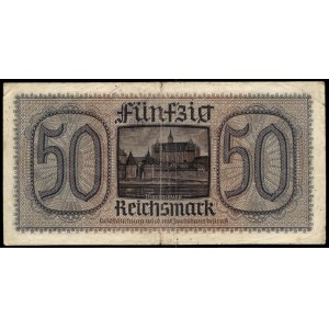 Germany. Third Reich 50 Reichsmark 1942 With Counter Stamp