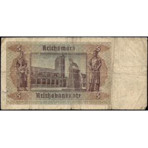 Germany. Third Reich 5 Reichsmark 1942 Prefix C 8 Digits