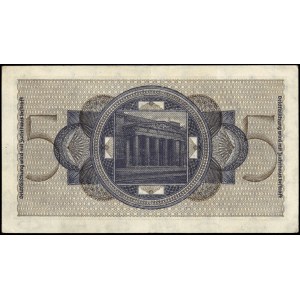 Germany. Third Reich 5 Reichsmark 1937 Prefix Y 7 Digits