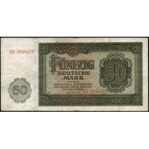 Germany. DDR 50 Mark 1948 Prefix AE