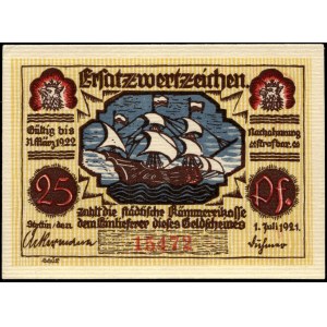Poland. Szczecin 25 Fenigow 1921