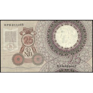 Netherlands. 25 Gulden 1955