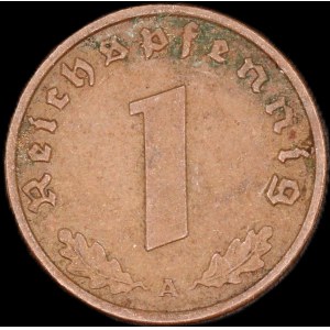 Germany. Third Reich 1 Reichspfennig 1938 A Berlin