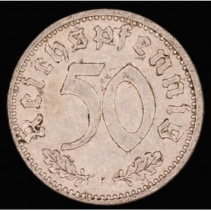 Germany. Third Reich 50 Reichspfennig 1935 F Stuttgart