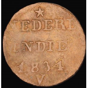 Indonesia. Sumatra Island 1 Cent 1834 V