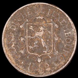 Luxembourg. 25 Centimes 1922