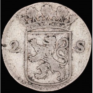 Netherlands. Holland 2 Stuiver 1727 Silver