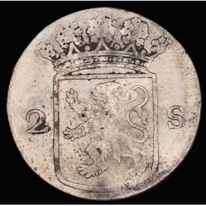 Netherlands. Holland 2 Stuiver 1773 Silver