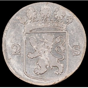 Netherlands. Holland 2 Stuiver 1776 Silver