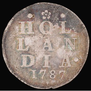 Netherlands. Holland 2 Stuiver 1787 Silver