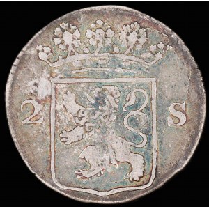 Netherlands. Holland 2 Stuiver 1787 Silver