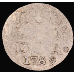 Netherlands. Holland 2 Stuiver 1789 Silver