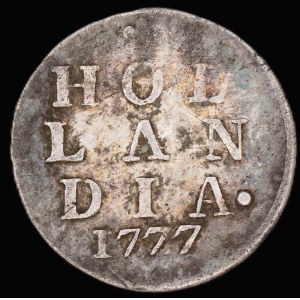 Netherlands. Holland 2 Stuiver 1777 Silver