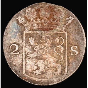 Netherlands. Holland 2 Stuiver 1777 Silver