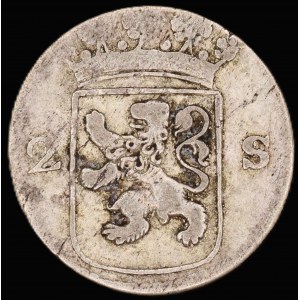 Netherlands. Holland 2 Stuiver 1772 Silver