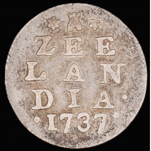Netherlands. Zeeland 2 Stuiver 1737 Silver