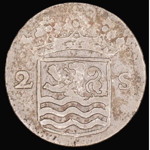Netherlands. Zeeland 2 Stuiver 1737 Silver