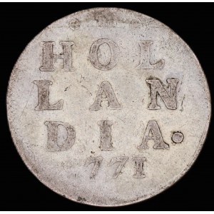 Netherlands. Holland 2 Stuiver 1771 Silver