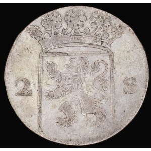 Netherlands. Holland 2 Stuiver 1771 Silver