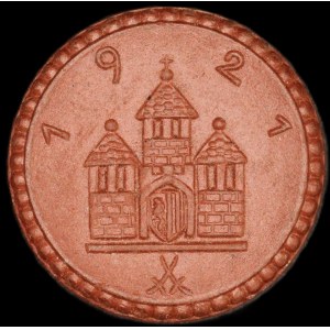 Pologne. Porcelaine Świebodzice 50 Fenigow 1921
