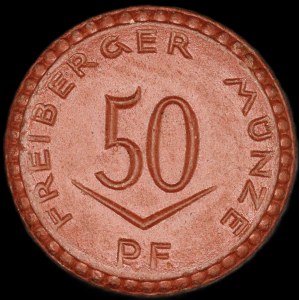 Pologne. Porcelaine Świebodzice 50 Fenigow 1921