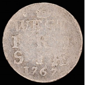 Netherlands. West Friesland 2 Stuiver 1767 Silver
