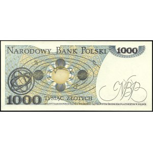 Poland. 1982 1000 Zlotych Prefix HW