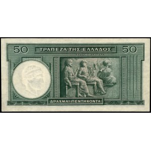Greece. 50 Drachmai 1939