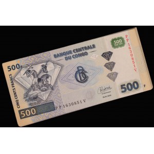Congo. 500 Francs 2022 1/2 Bundle 50 Pcs