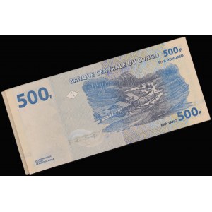 Congo. 500 Francs 2022 1/2 Bundle 50 Pcs
