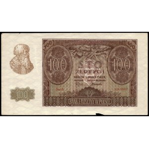 Poland. 1940 100 Zlotych Prefix A