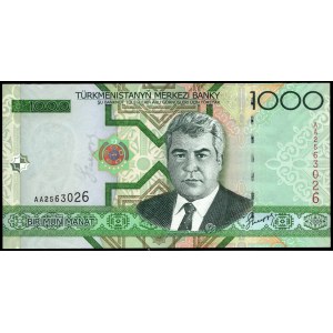 Turkmenistan. 1000 Manat 2005