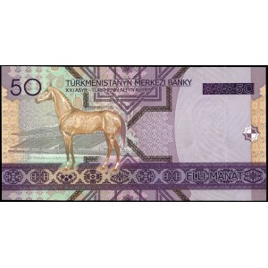 Turkmenistan. 50 Manat 2005